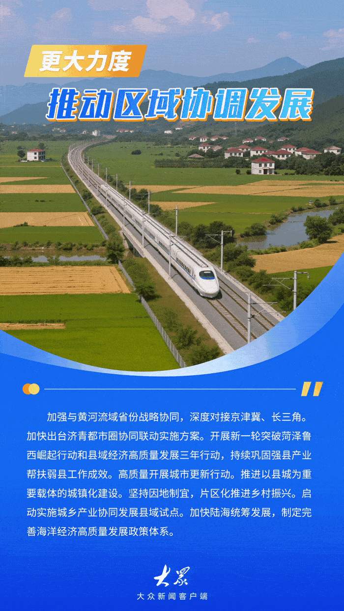 动态海报｜2026年山东经济工作怎么干？图解八大重点任务