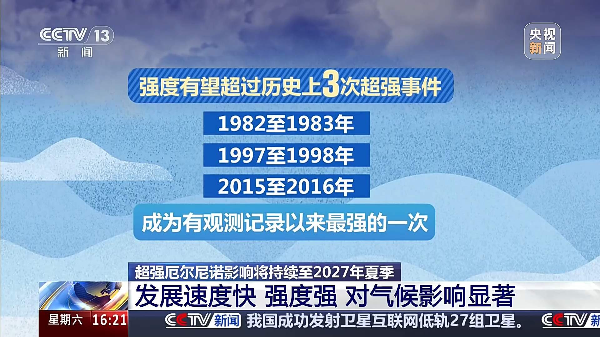 超强厄尔尼诺到底有多强？不是暖冬那么简单