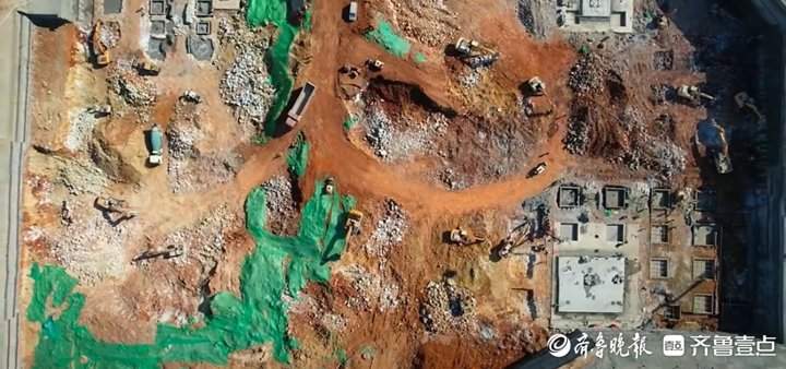 济南首家山姆会员店已完成深基坑开挖,地下结构施工有序推进