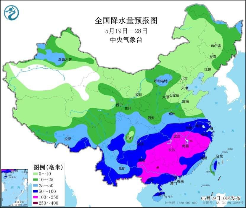 中央气象台:江南华南降水偏多 华北南部黄淮等地有高温