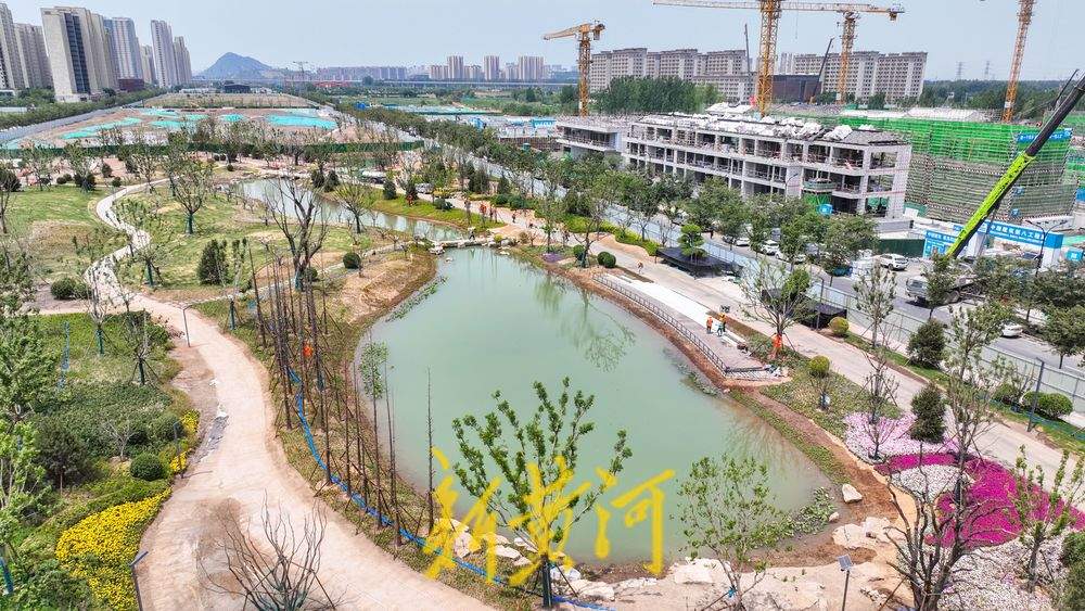 济南东站片区开放式公园揭面纱