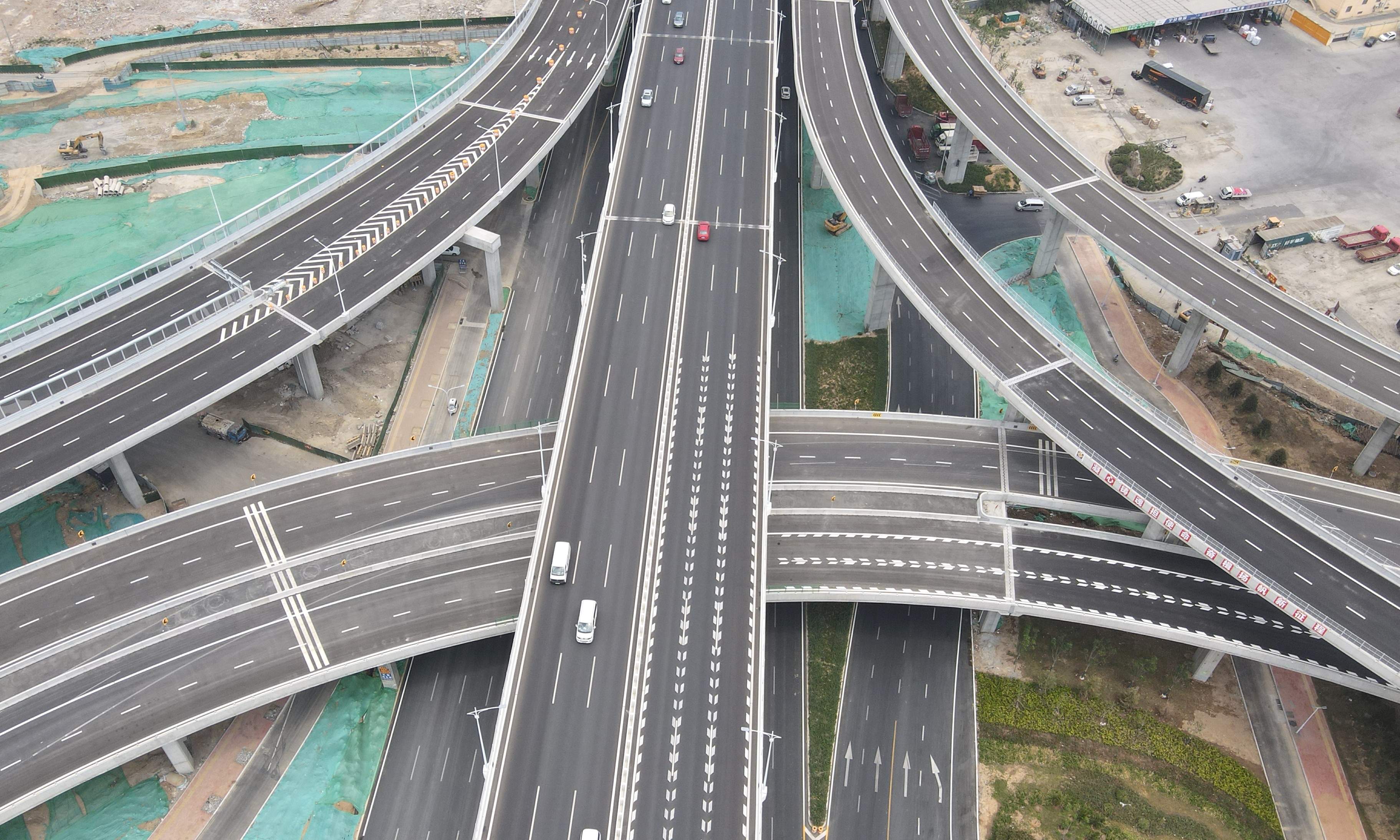 项目强省会｜新建零点立交各匝道6月底前陆续启用