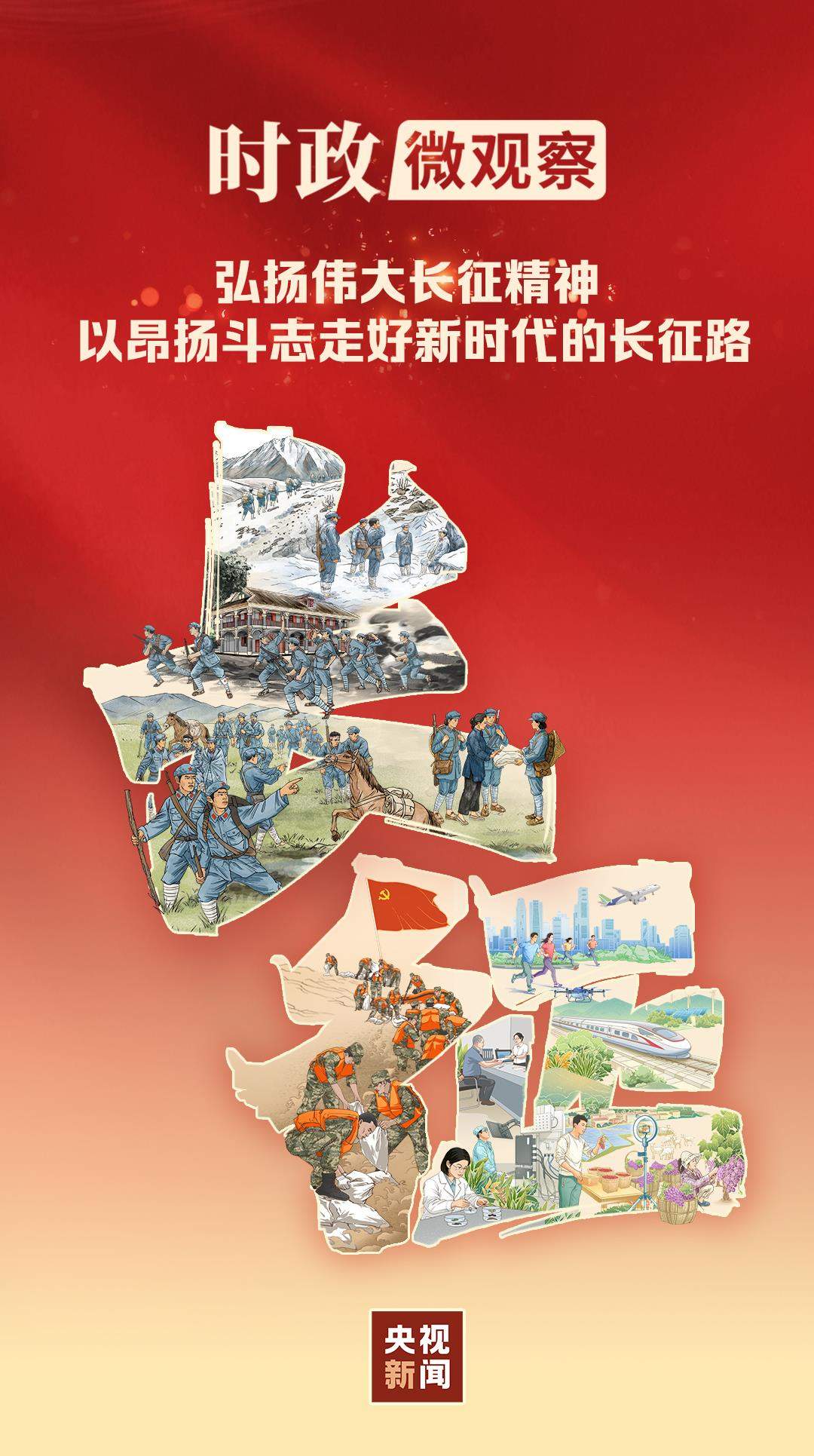 时政微观察丨伟大远征 精神永续