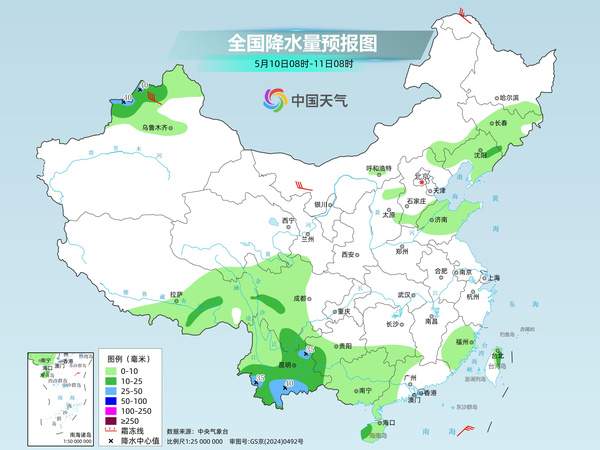 未来四天北方炎热天气持续 南方明起迎新一轮降雨过程