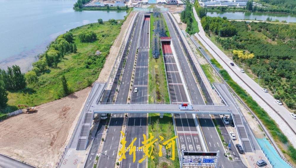济南黄岗路黄河隧道通车，龙湖立交桥南北主路同步贯通