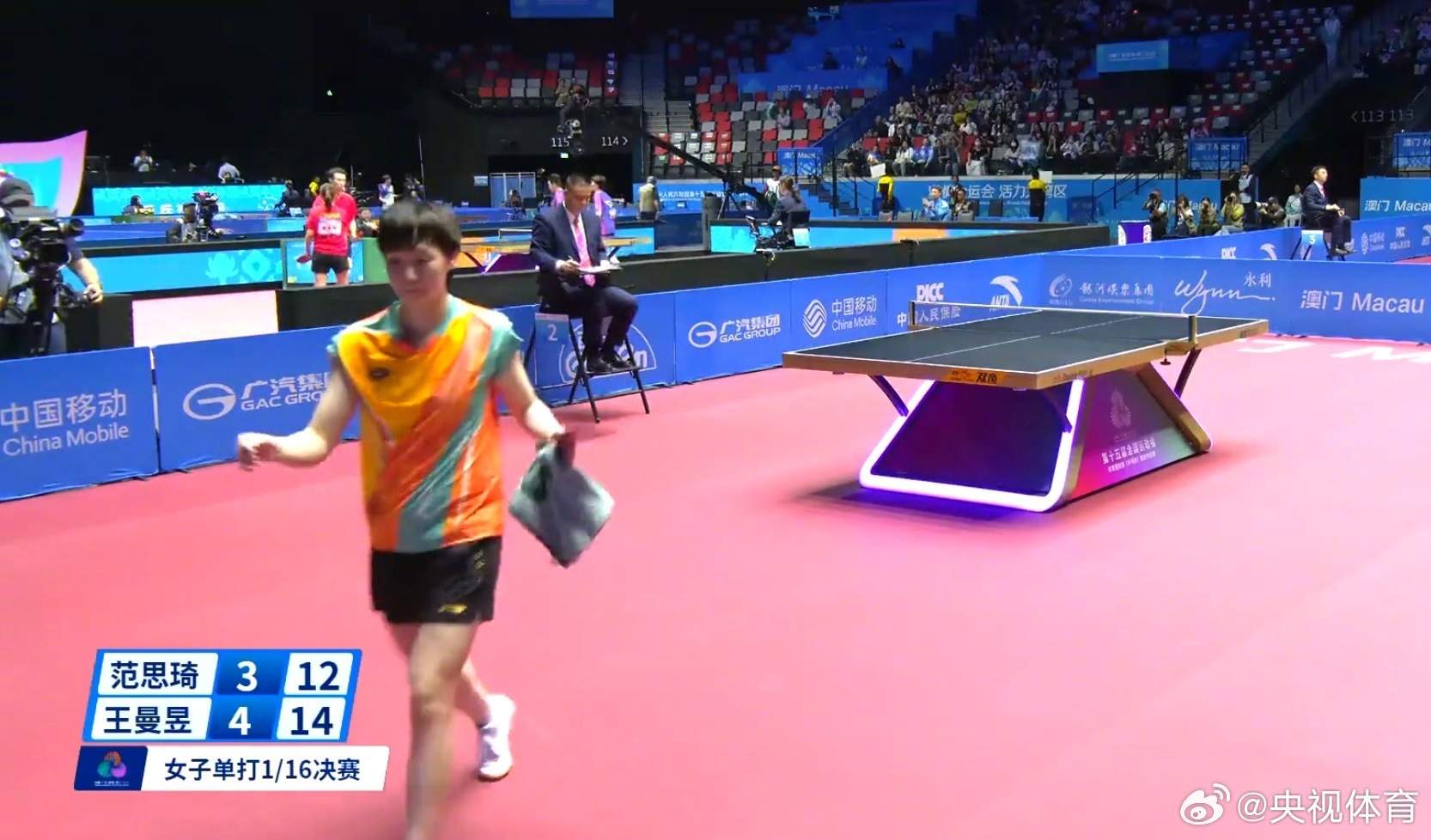 决胜局大逆转 王曼昱晋级全运会乒乓球女单16强