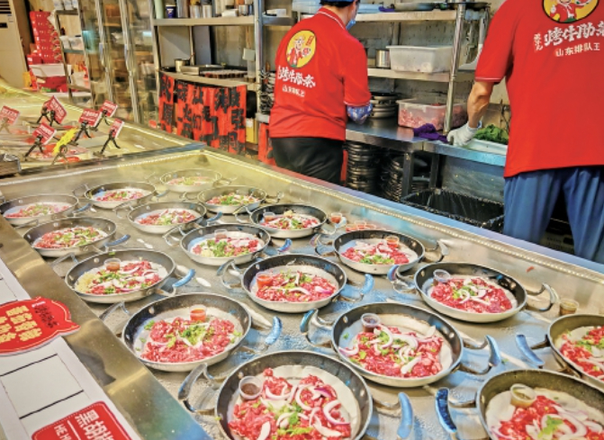 济南市区已有近20家牛肋条自助店 人均60元无限吃，这个赛道能跑多远？