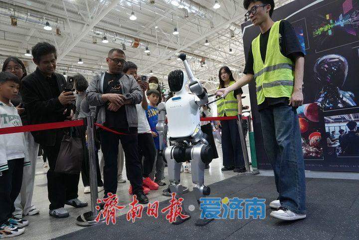 AI智能机器人齐聚泉城 AI智能科普展开启科技盛宴