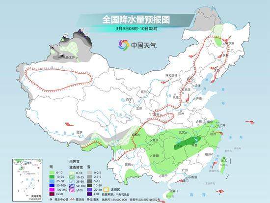 中东部局地升温超15℃ 多地暖如常年4月上旬