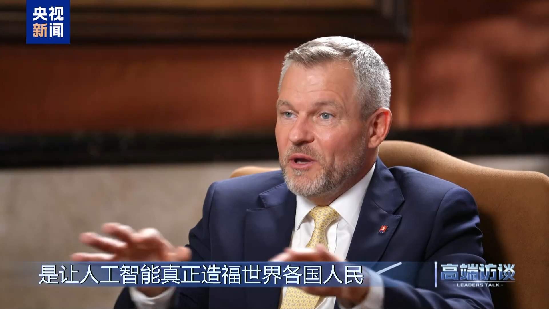 高端访谈丨专访斯洛伐克总统彼得·佩列格里尼