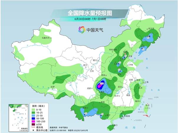 大暴雨、特大暴雨 今明两天这一区域重点防范