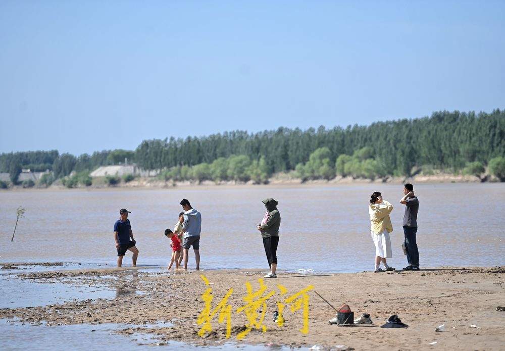 泉城迅速升温  市民黄河岸边度过休闲周末