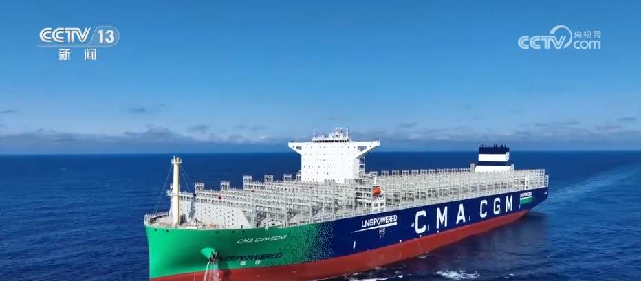 海上“超级带货王”交付 中国造船业接连刷新纪录