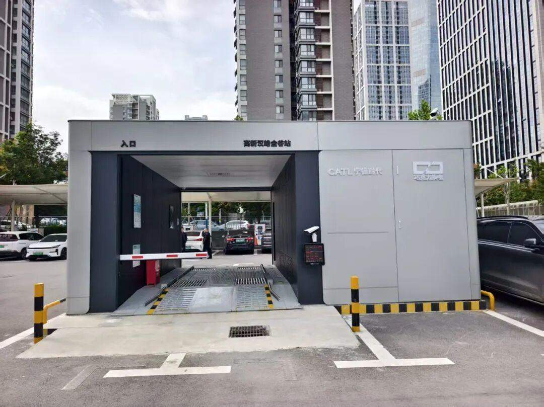 单次换电约99秒！宁德时代巧克力换电站在济南这里落成