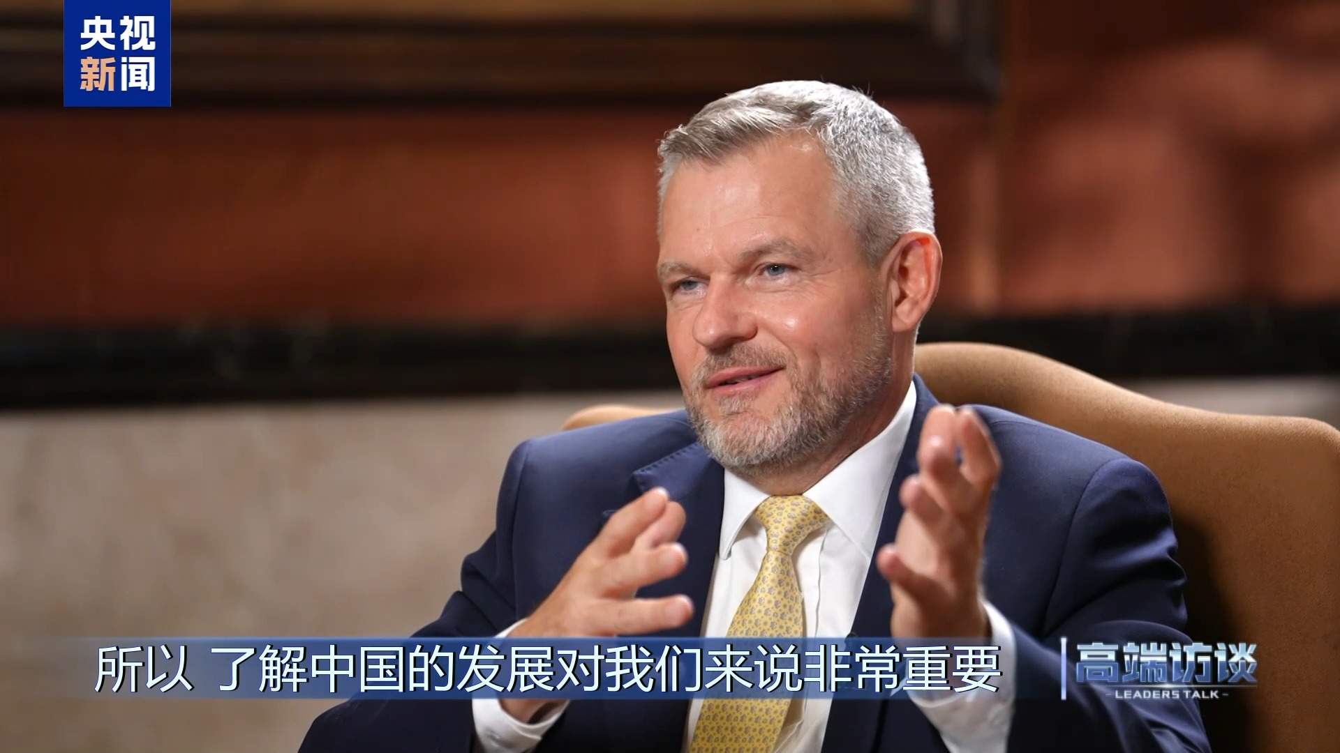高端访谈丨专访斯洛伐克总统彼得·佩列格里尼