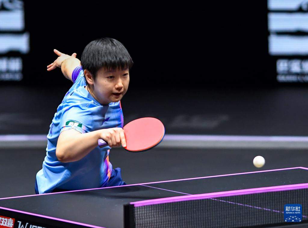 乒乓球——WTT重庆冠军赛：孙颖莎晋级女单八强