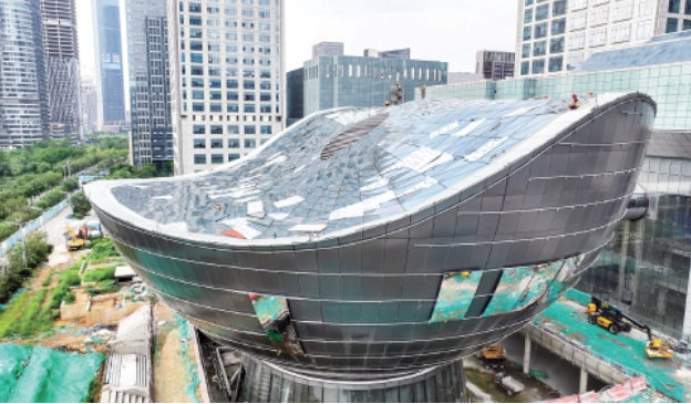 济南CBD“巨碗”生姿尽显艺术魅力！