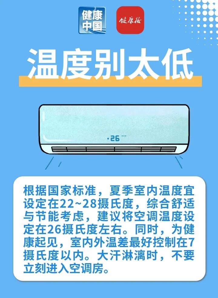 安心吹空调、远离“空调病”，不妨养成这些小习惯 
