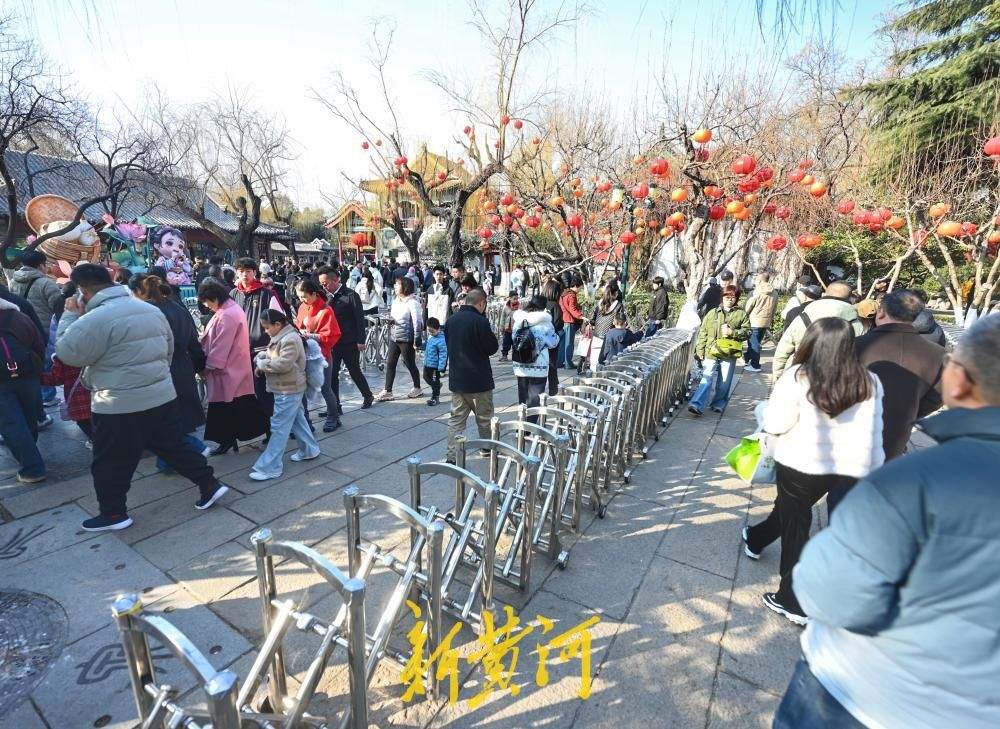 “泉”在济南过大年｜新春佳节，趵突泉公园客流旺