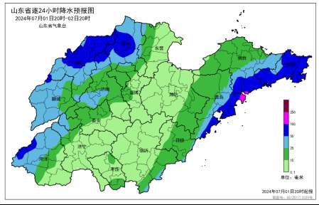 山东进入多雨期 未来三天大部地区有雨 局部暴雨