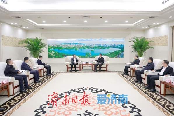 刘强于海田会见中国电气装备集团客人