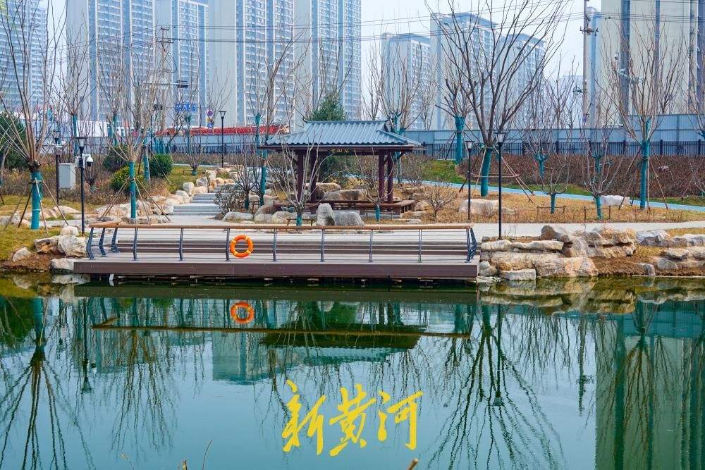 济南北湖片区新建生态廊道，串联泉城特色风貌