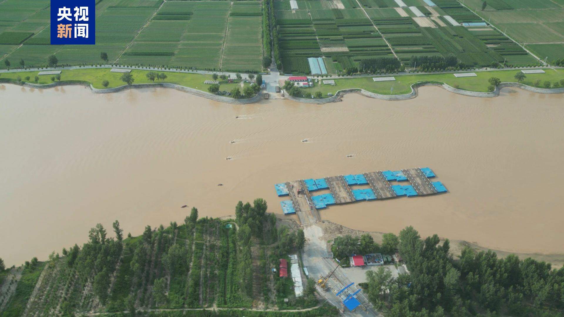 黄河调水调沙排沙阶段流量开始入海