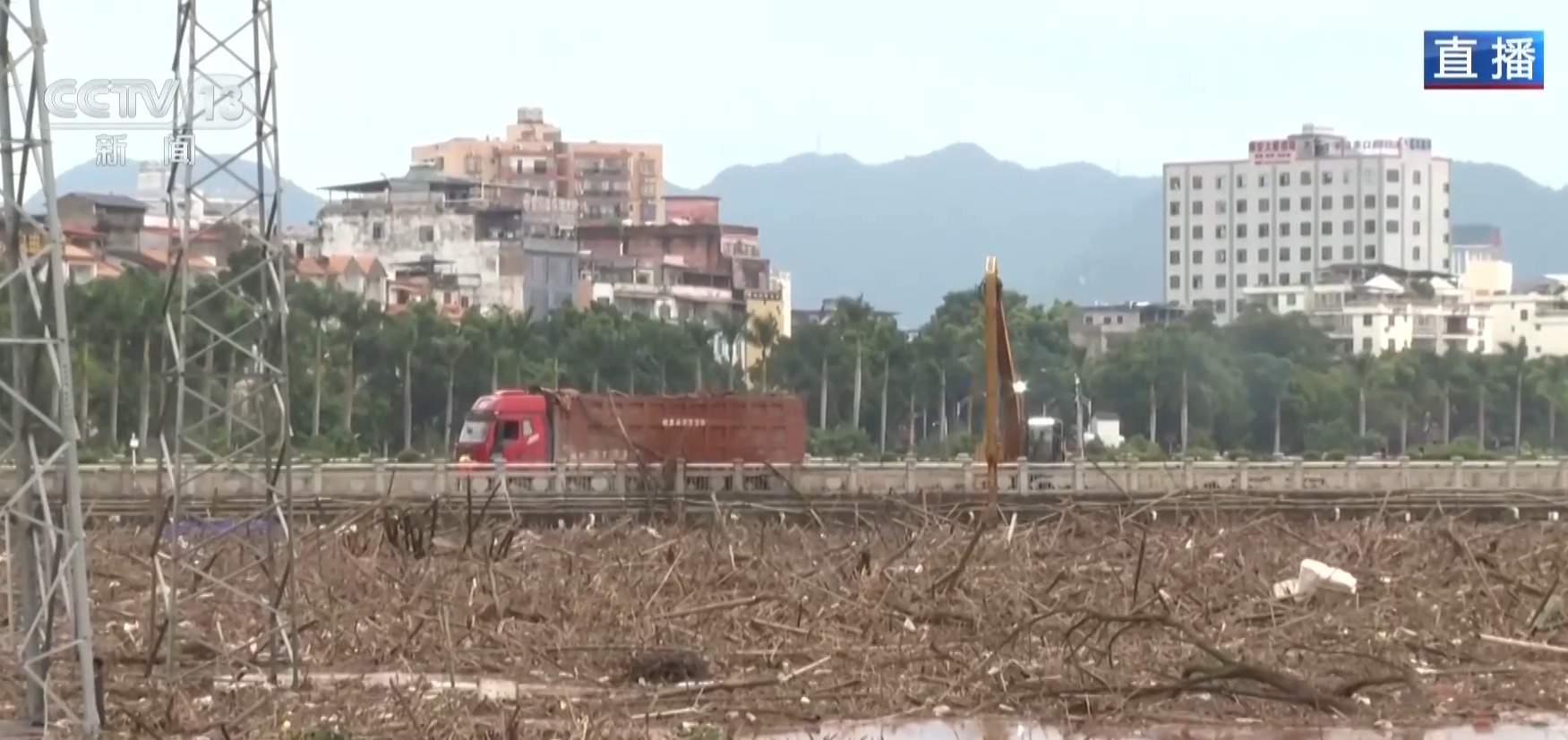 水位仍在上涨 广西宁明县城水文站25日凌晨预计将出现洪峰