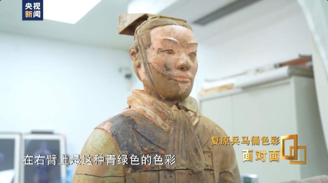 彩色兵马俑被复原,逼真细节有点震撼!