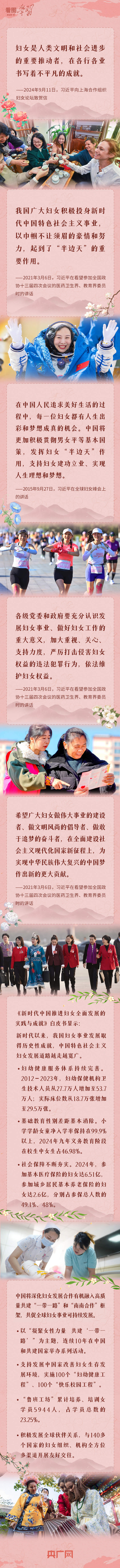 看图学习丨巾帼不让须眉 总书记温暖寄语“半边天”