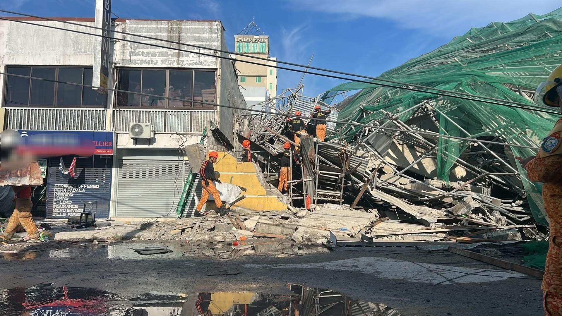 菲律宾在建楼房坍塌事故已致17人死亡