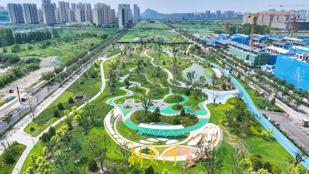 济南东站片区新建景观廊道开放