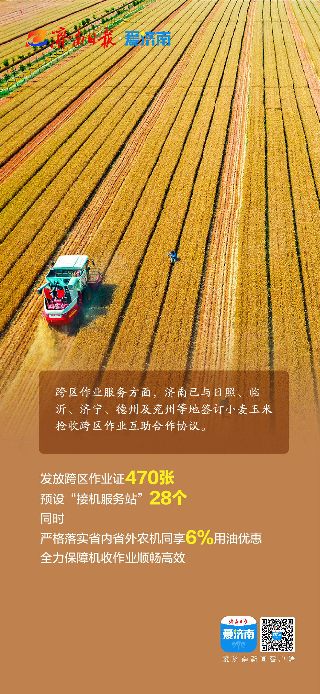 343万亩小麦开收，济南“三夏”生产有序开启