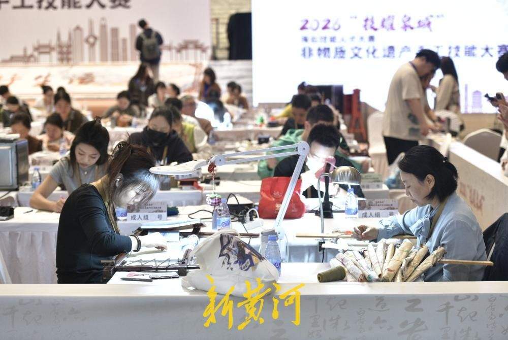 2026年“技耀泉城”海右技能人才大赛非遗手工技能大赛决赛举行