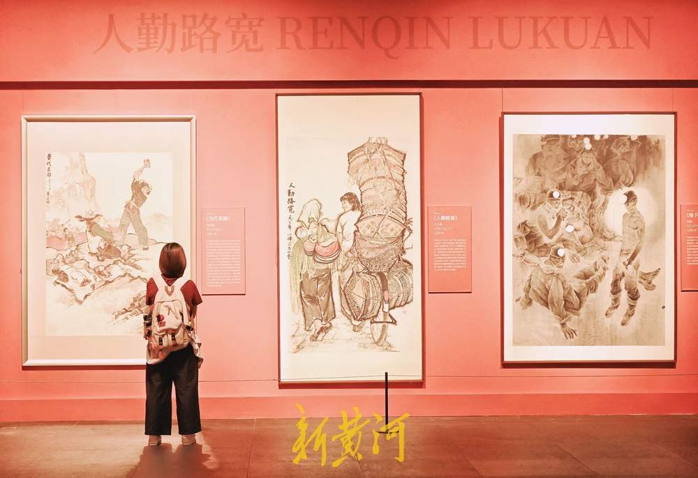 在清凉里陶冶情操，山东美术馆迎来暑期打卡热