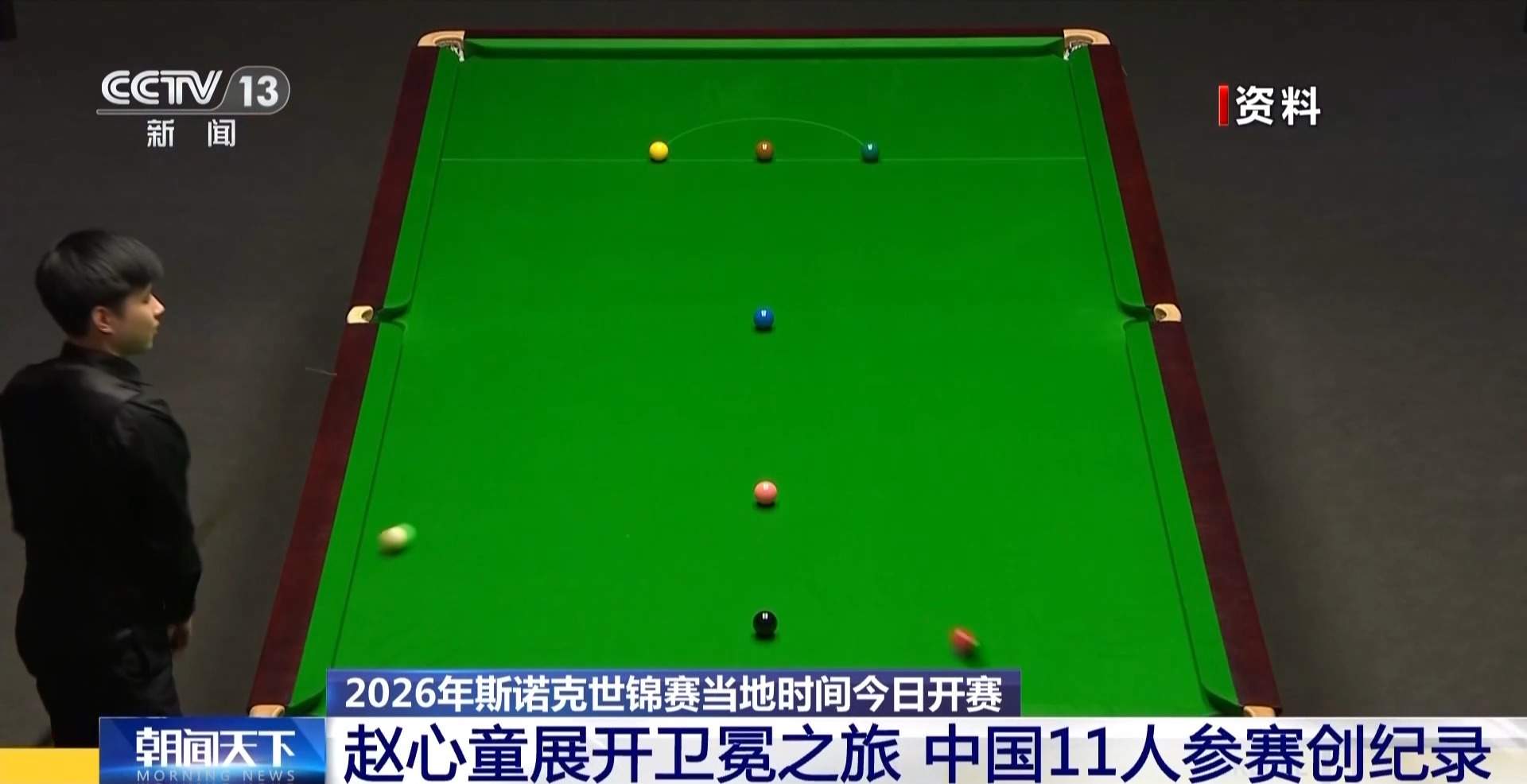 创纪录！11名中国选手征战斯诺克世锦赛，赵心童开启卫冕之路