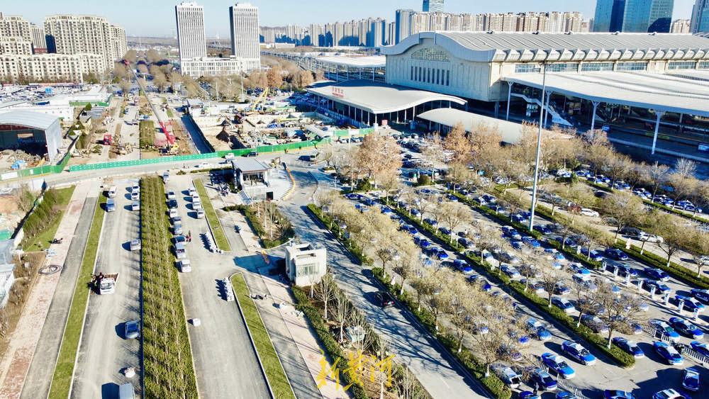 济南地铁4号线“牵手”济南西站 出入口距高铁站不足百米