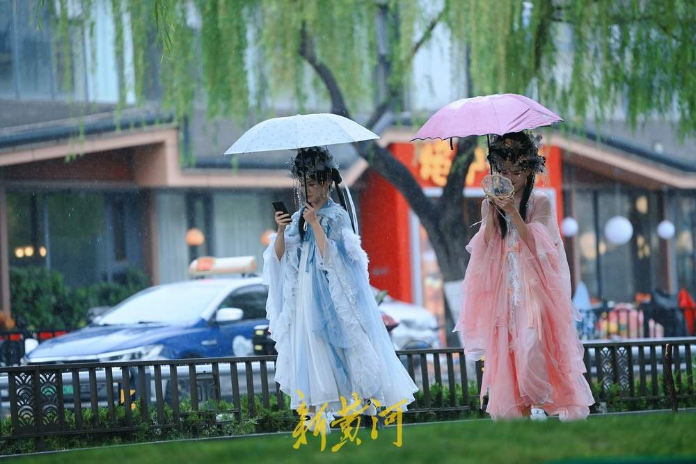 雨中漫步大明湖，邂逅翠绿朦胧中的浪漫