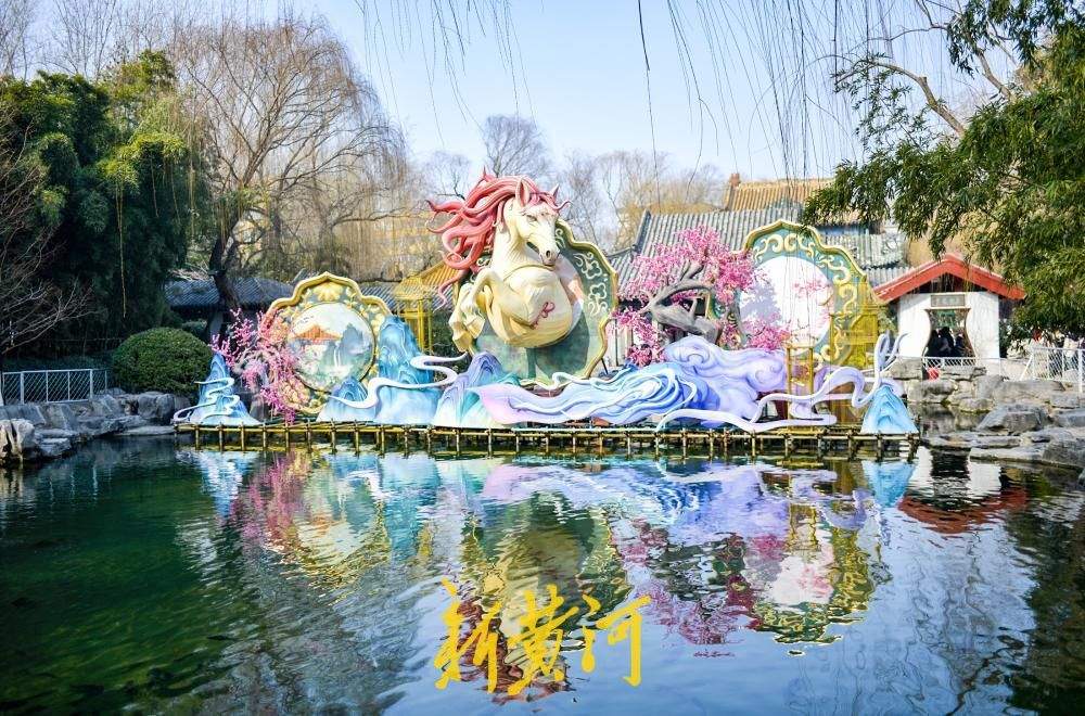 迎春花灯会收尾 历史人物主题灯组点亮泉城文脉