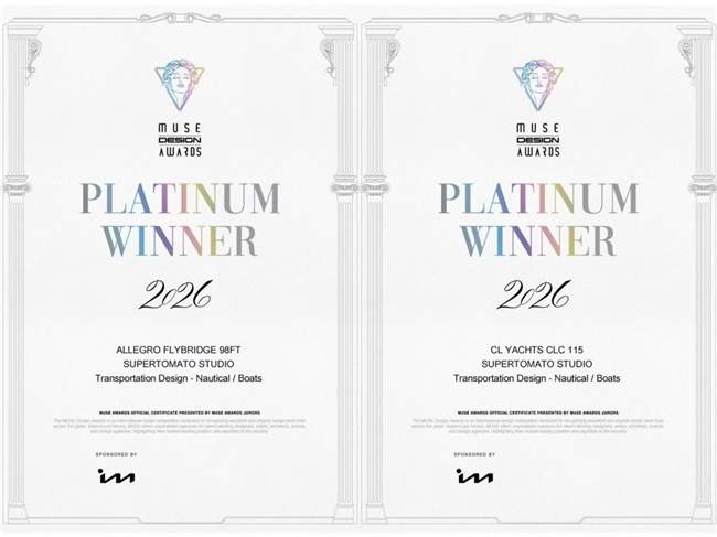 载誉全球！超级番茄设计再度斩获多项国际重磅游艇设计大奖