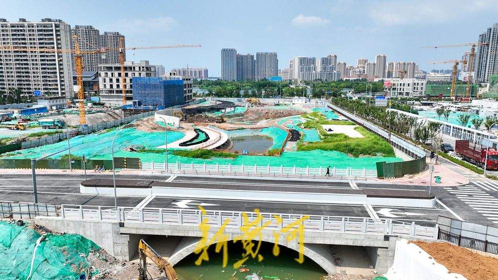 项目强省会｜跨越“中泺河”三座桥梁建成！连通北湖片区多条道路