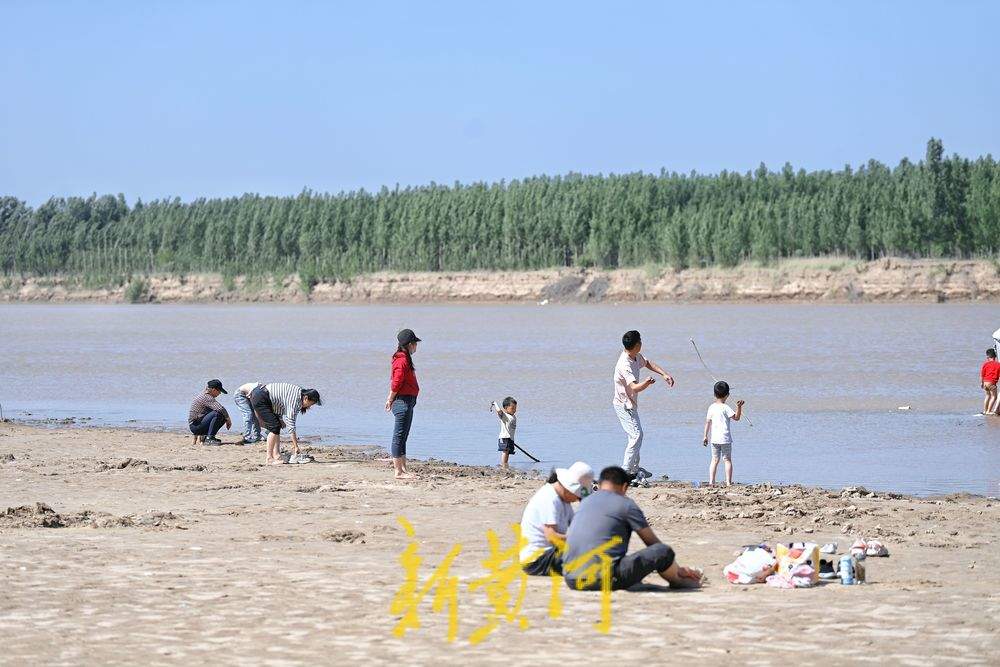 泉城迅速升温  市民黄河岸边度过休闲周末