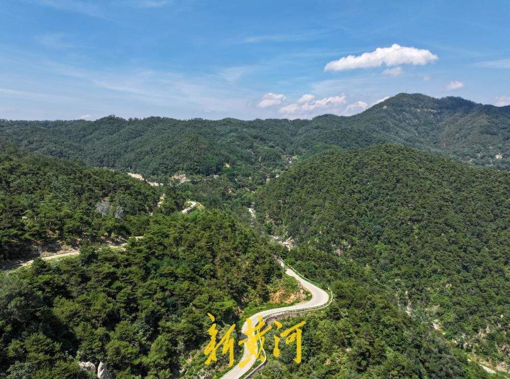 云天收夏色！满目苍翠迎立秋，山涧溪流觅清凉