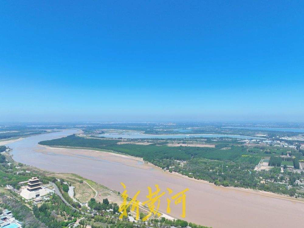 泉城回暖 黄河上空尽是“泉城蓝”