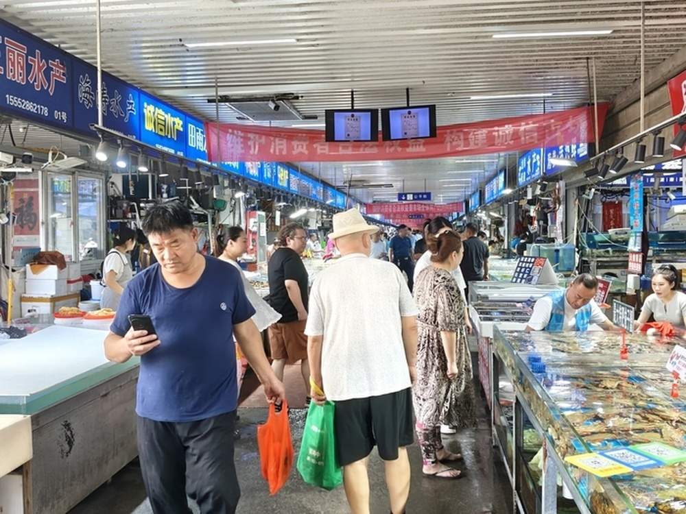 黄渤海开海，秋日第一鲜运抵济南市场