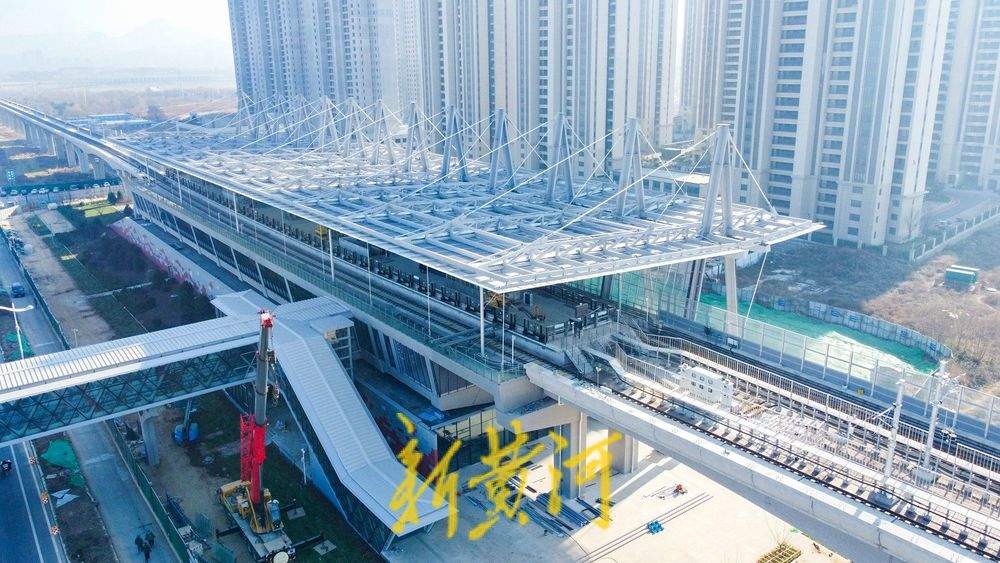 绿色与智慧并举 济南地铁8号线山东大学站建设进入收尾阶段