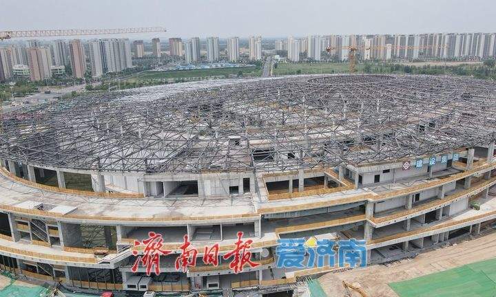 山东在建最大规模水上赛事场馆即将开展金属屋面施工