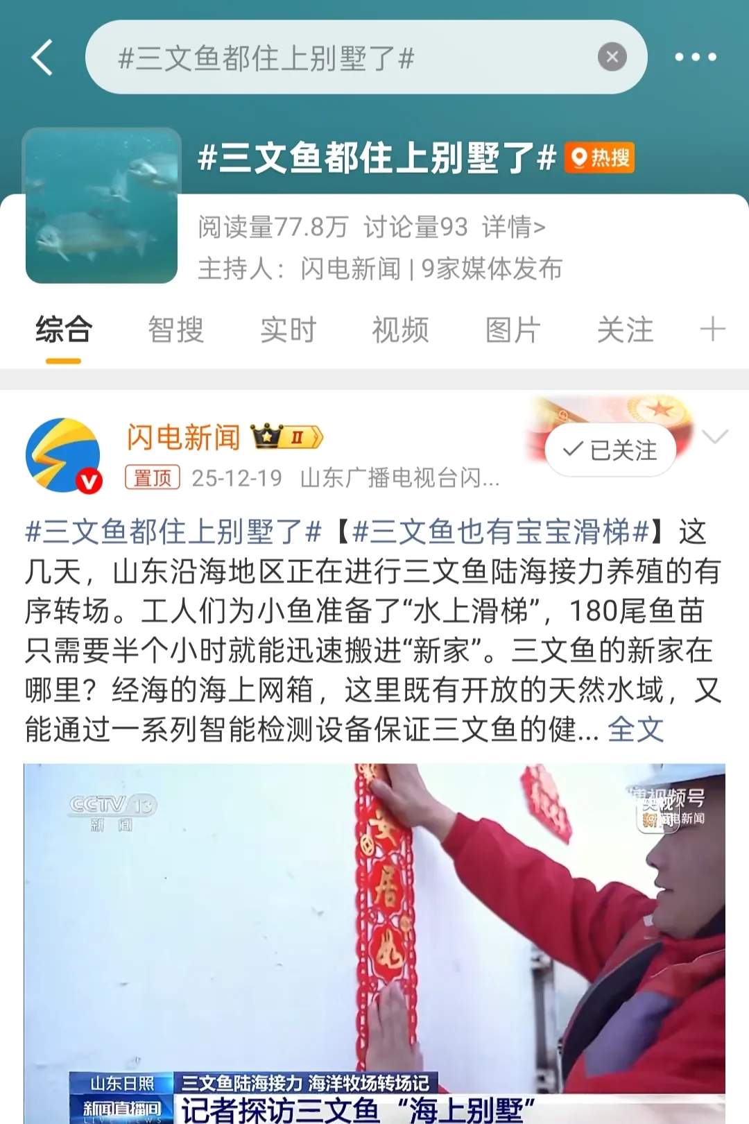 三文鱼的价格打下来了？追更《海洋牧场转场记》