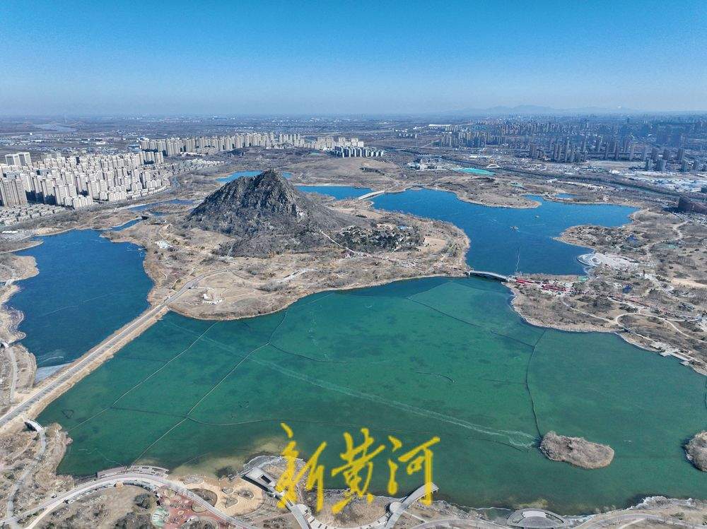 华山湖结冰 立春寒意浓