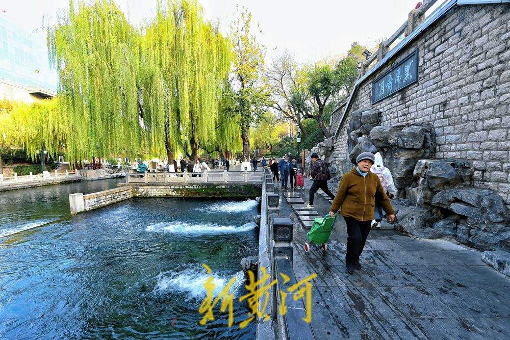 济南黑虎泉初冬“撒欢儿” 水位比去年同期高1.62米